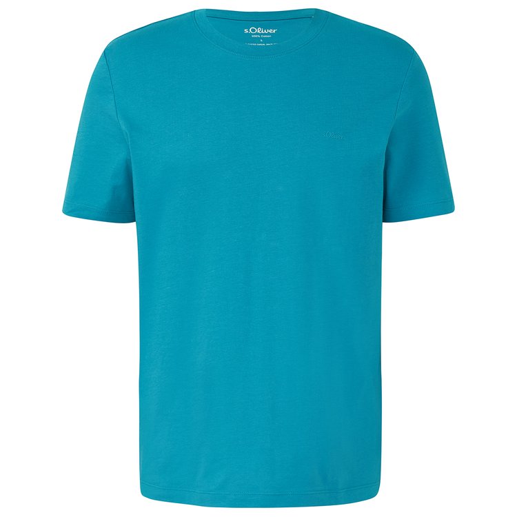 Extra langes Herren T-Shirt dunkeltürkis