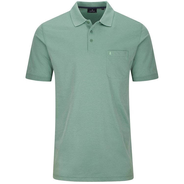 Softknit Poloshirt in Überlänge Herren hellgrün in LT, XLT, 2XLT und 3XLT