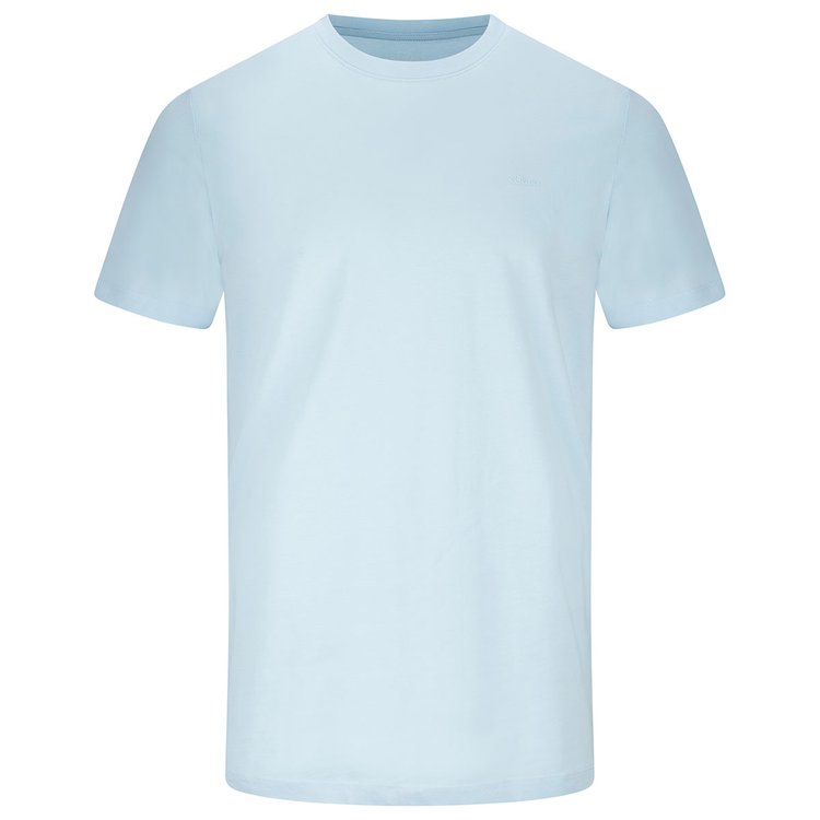 T Shirt extra lang Basic Männer hellblau