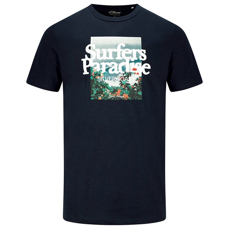 Herren T-Shirt extra lang dunkelblau in LT, XLT, 2XLT und 3XLT