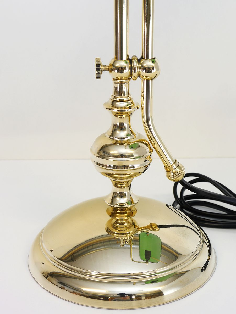 Tisch Lamp 15 Zoll Retro Klassische Bankiers Lampe Tisch Schreibtisch Licht Antik Messing K Antike Tischlampe Messing Grün