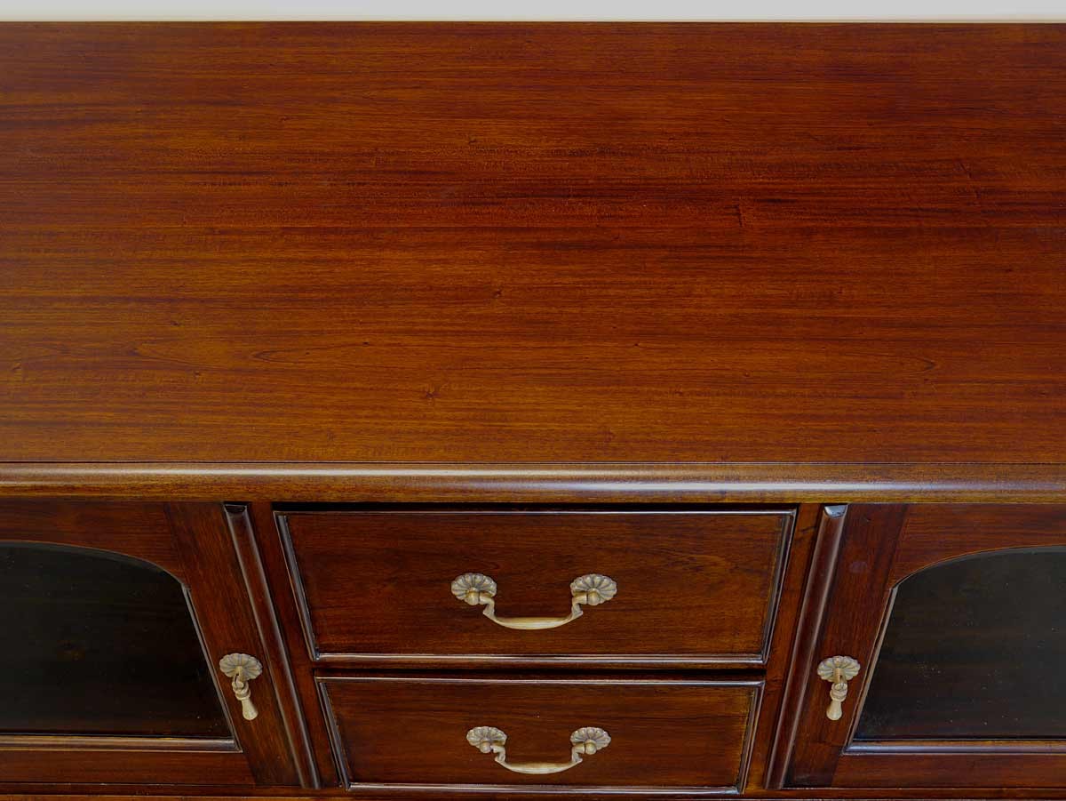 TV-Sideboard Hi-Fi Schrank TV-Schrank antiken Stil aus Massivholz (2613