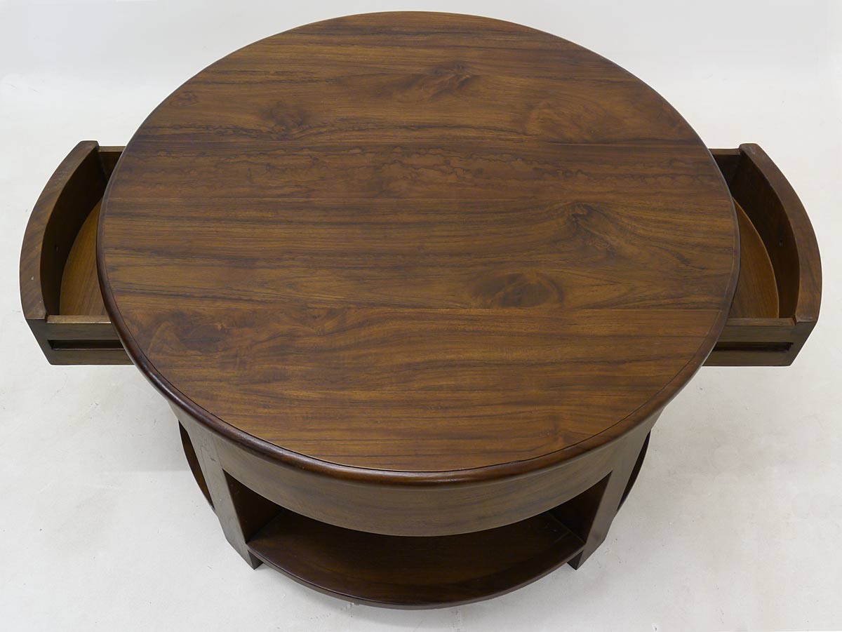 Couchtisch Wohnzimmertisch Tisch Im Kolonialstil Teakholz Massiv