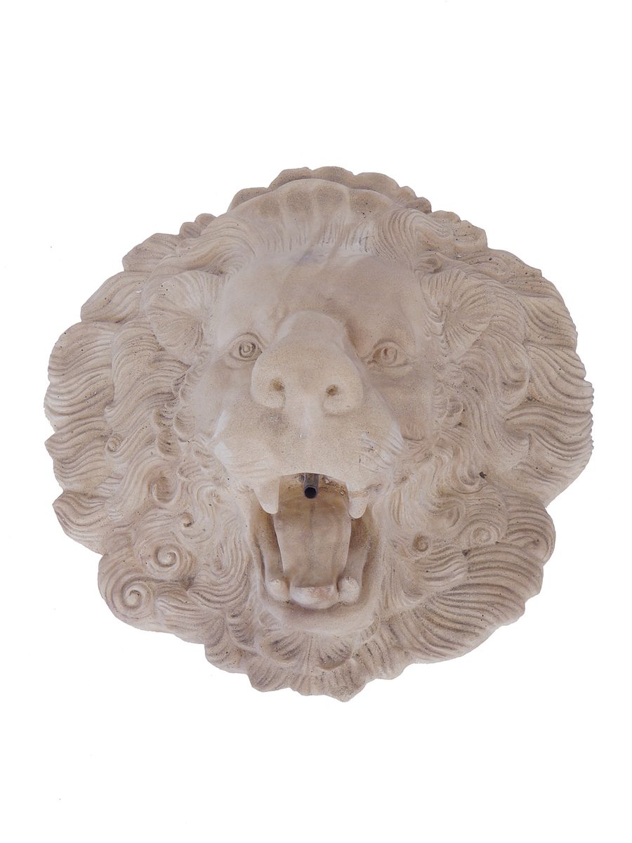 Wasserspeier Löwenkopf aus Sandstein H: 40 cm (3185) | Antike Möbel | AFG