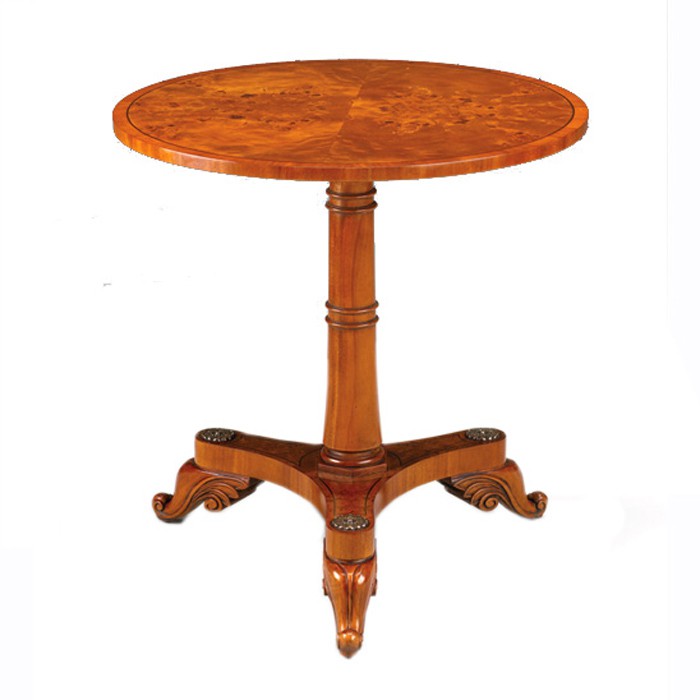 Exklusiver Beistelltisch Tisch im englischen Stil aus Mahagoni (3995