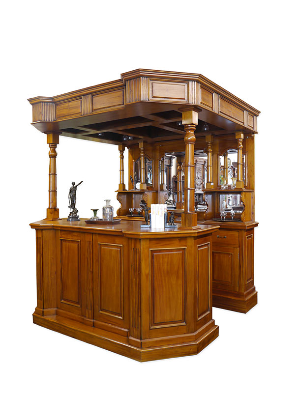 ob Holztheke,Tresen oder Bartisch günstig online kaufen bei antikmoebel.de