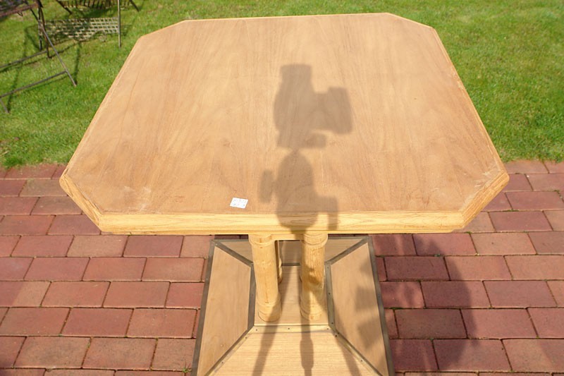 Bartisch Gartentisch TEAK Teakholz Natur Tisch (777) Möbel Tische Bartische