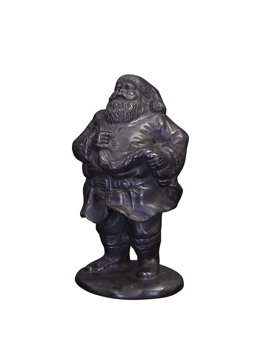 Bronze Figur Statue Weihnachtsdekoration Santa Claus 22x13x14 cm (8565