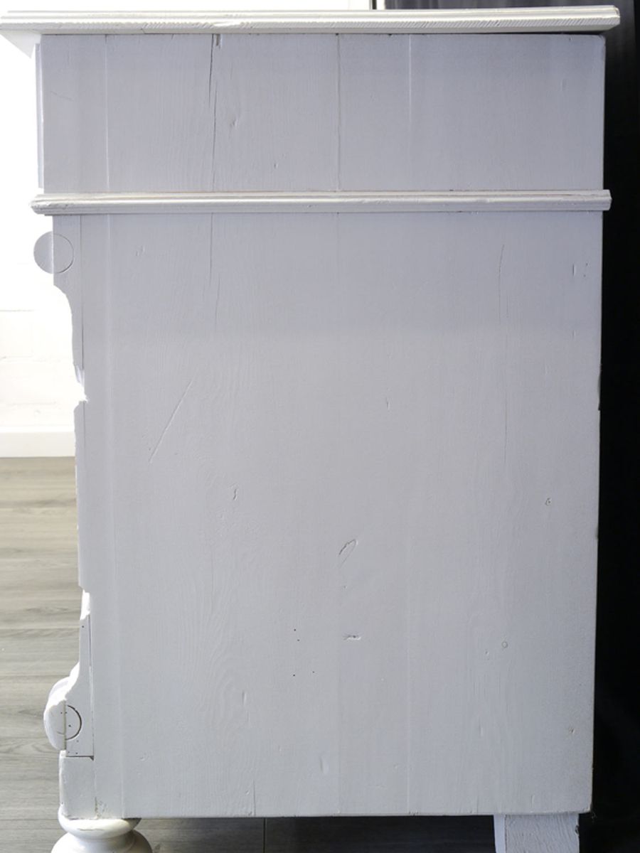 Anrichte Kommode Schrank Antik um 1880 in Shabby Chic weiß B: 80 cm ... Anrichte Kommode Schrank Antik um 1880 in Shabby Chic weiß B: 80 cm ...