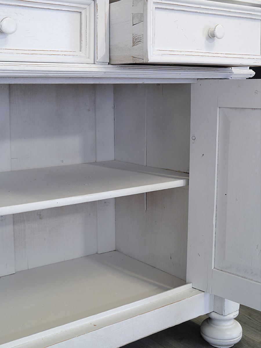 Anrichte Kommode Vintage Schrank Antik um 1880 Shabby Chic weiß B: 80 cm (8941) Anrichte Kommode Vintage Schrank Antik um 1880 Shabby Chic weiß B: 80 cm (8941)