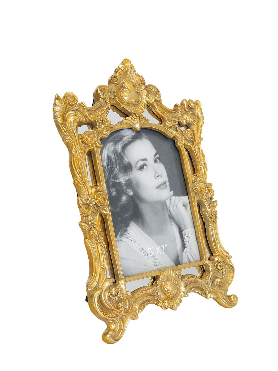 Edler Barock Bilderrahmen in Gold 13 x 18 cm (9875) | Antike Möbel | AFG