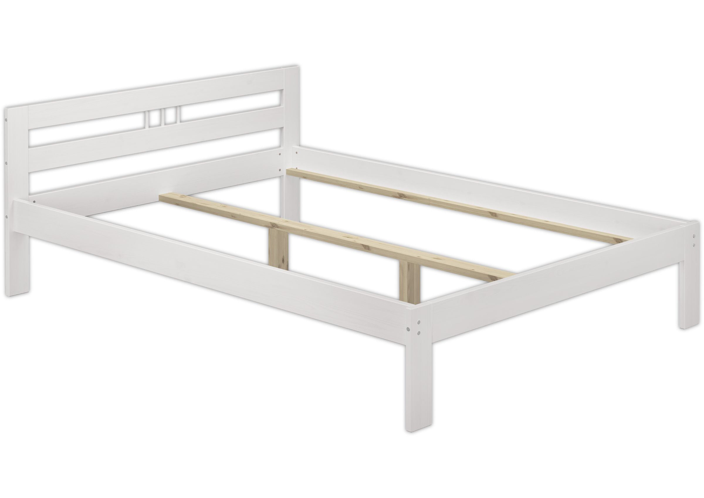 white single bed frame