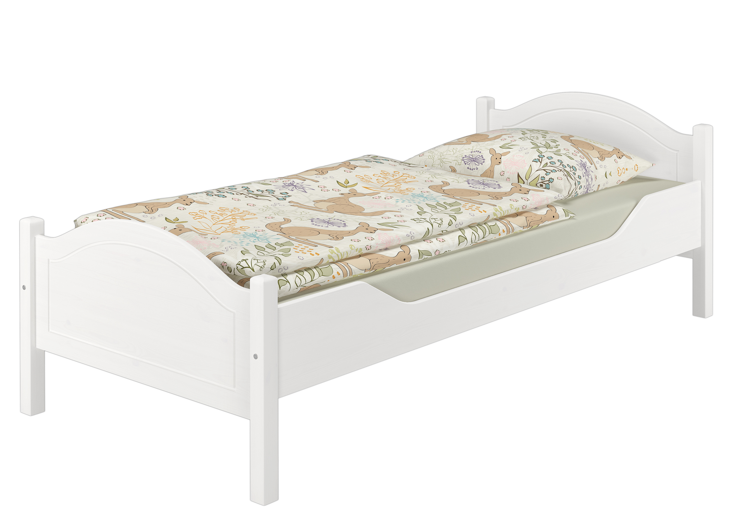 Paquet Lit Pin Massif Blanc 100x200 Cm Lit De Jeunesse Sommier A Lattes Flexibles Et Matelas 60 30 10wflm Boutique En Ligne Ceres