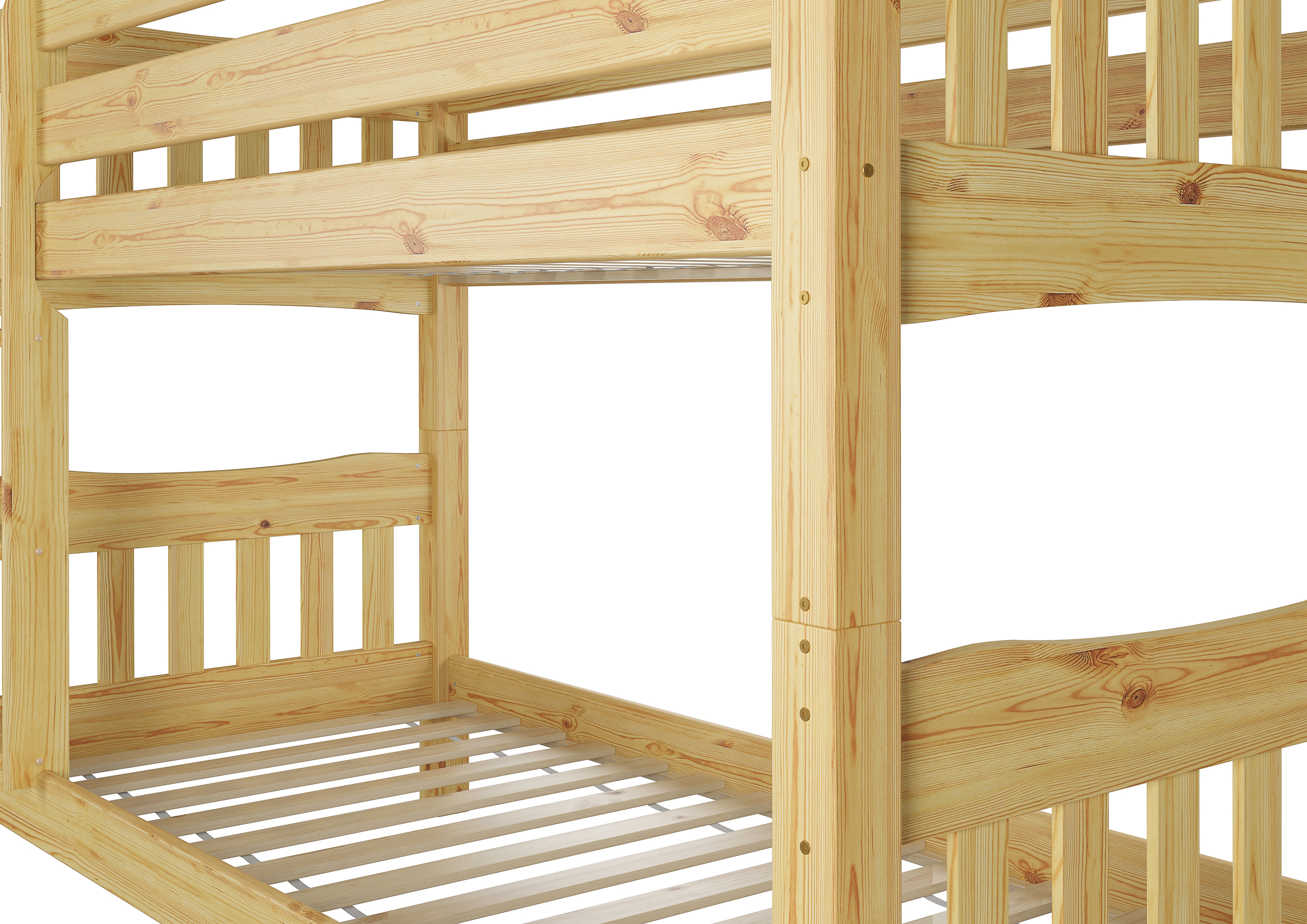 Lovely Boy S Bunk Bed Frame For 90x200 Mattresses In Solid Pine Lovely Boy S Bunk Bed Frame For 90x200