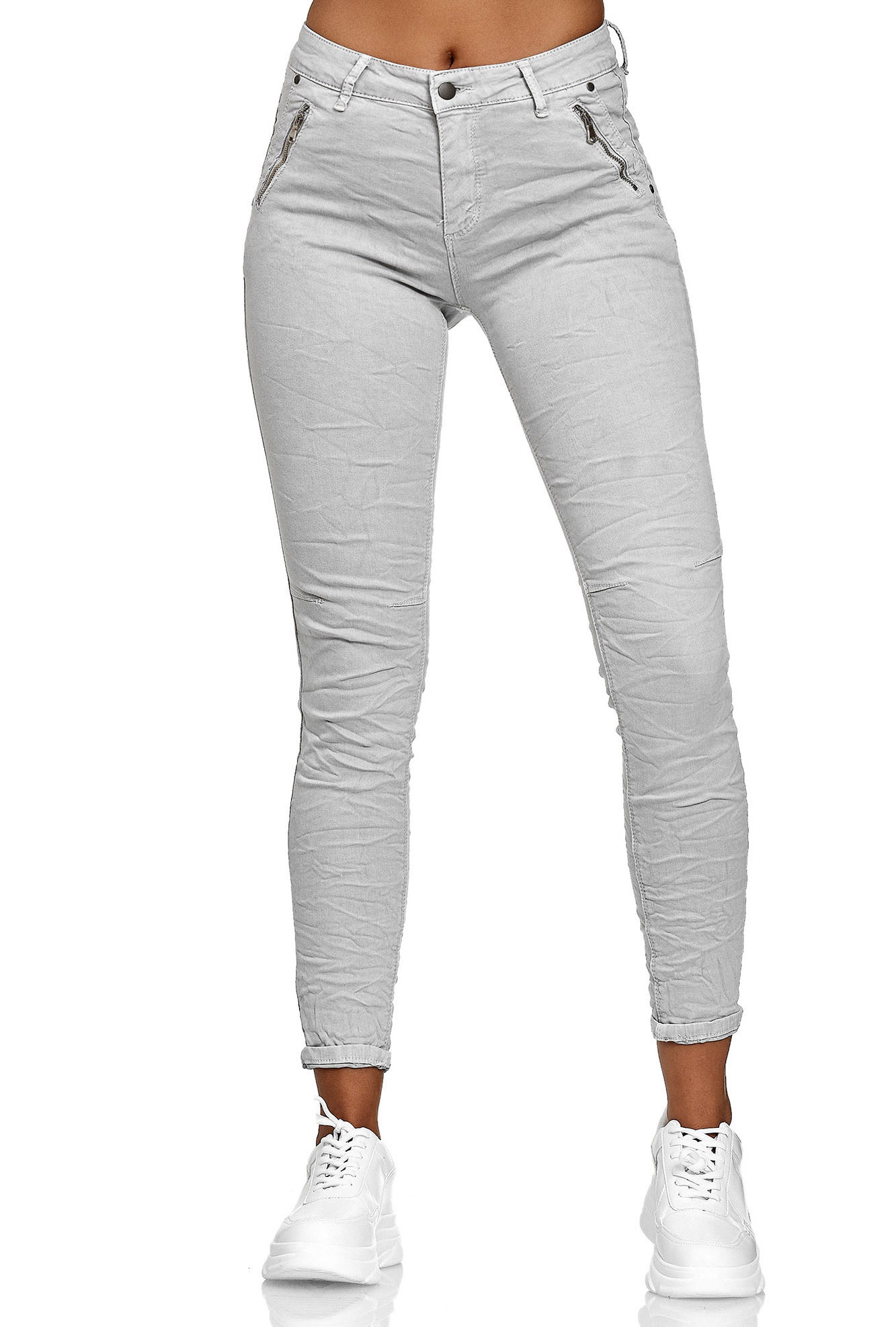 Damen Stoffhose Chino Crinkle Damen Stoffhose Chino Crinkle