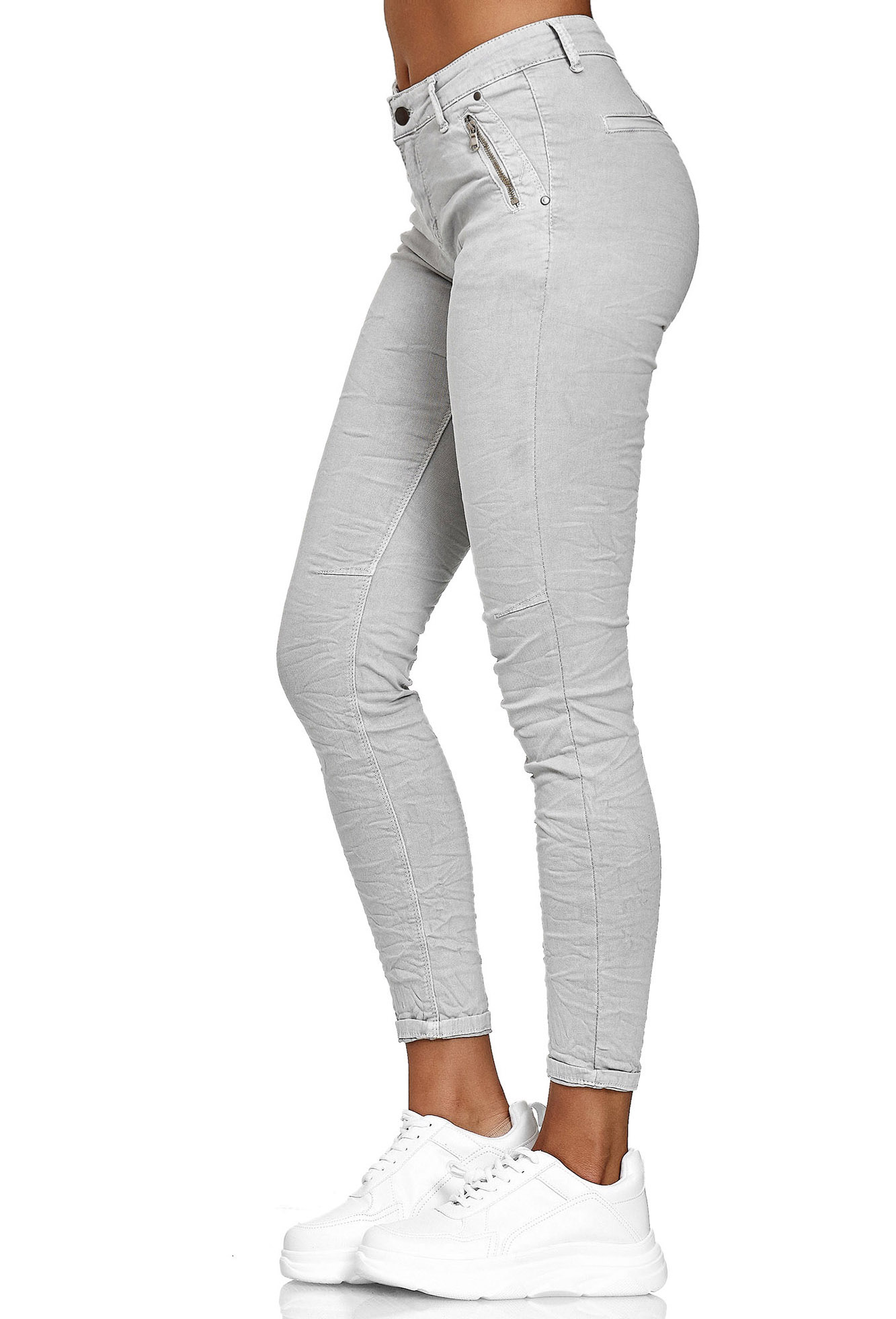 Damen Stoffhose Chino Crinkle Damen Stoffhose Chino Crinkle