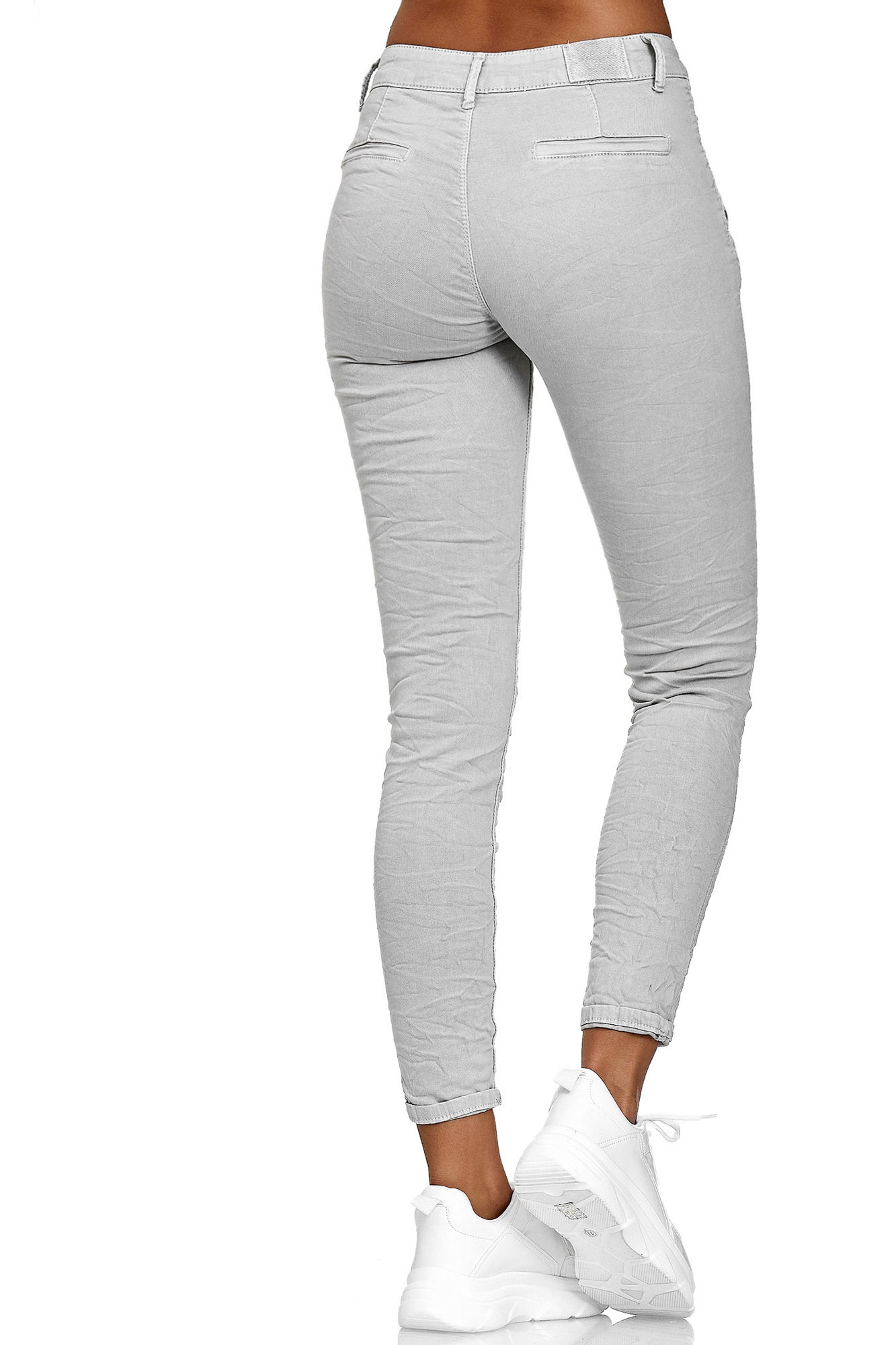 Damen Stoffhose Chino Crinkle Damen Stoffhose Chino Crinkle