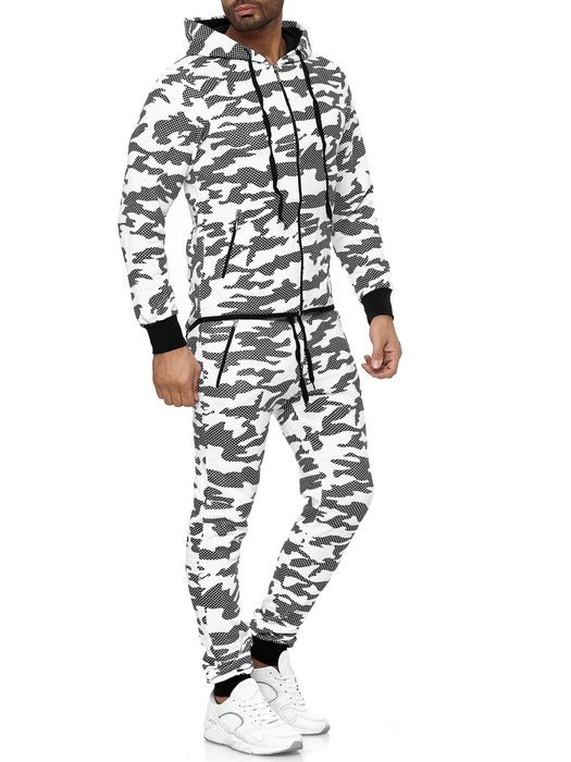 Tracksuits & Sets Men's jogging suit tracksuit sweat set hooded jacket ...