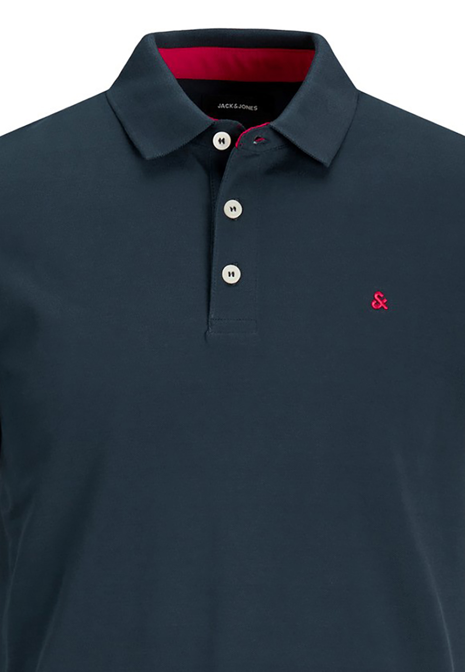 Polo Shirt Kurzarm Uni Hemd JJEPAULOS Pique Baumwolle Polo Shirt Kurzarm Uni Hemd JJEPAULOS Pique Baumwolle