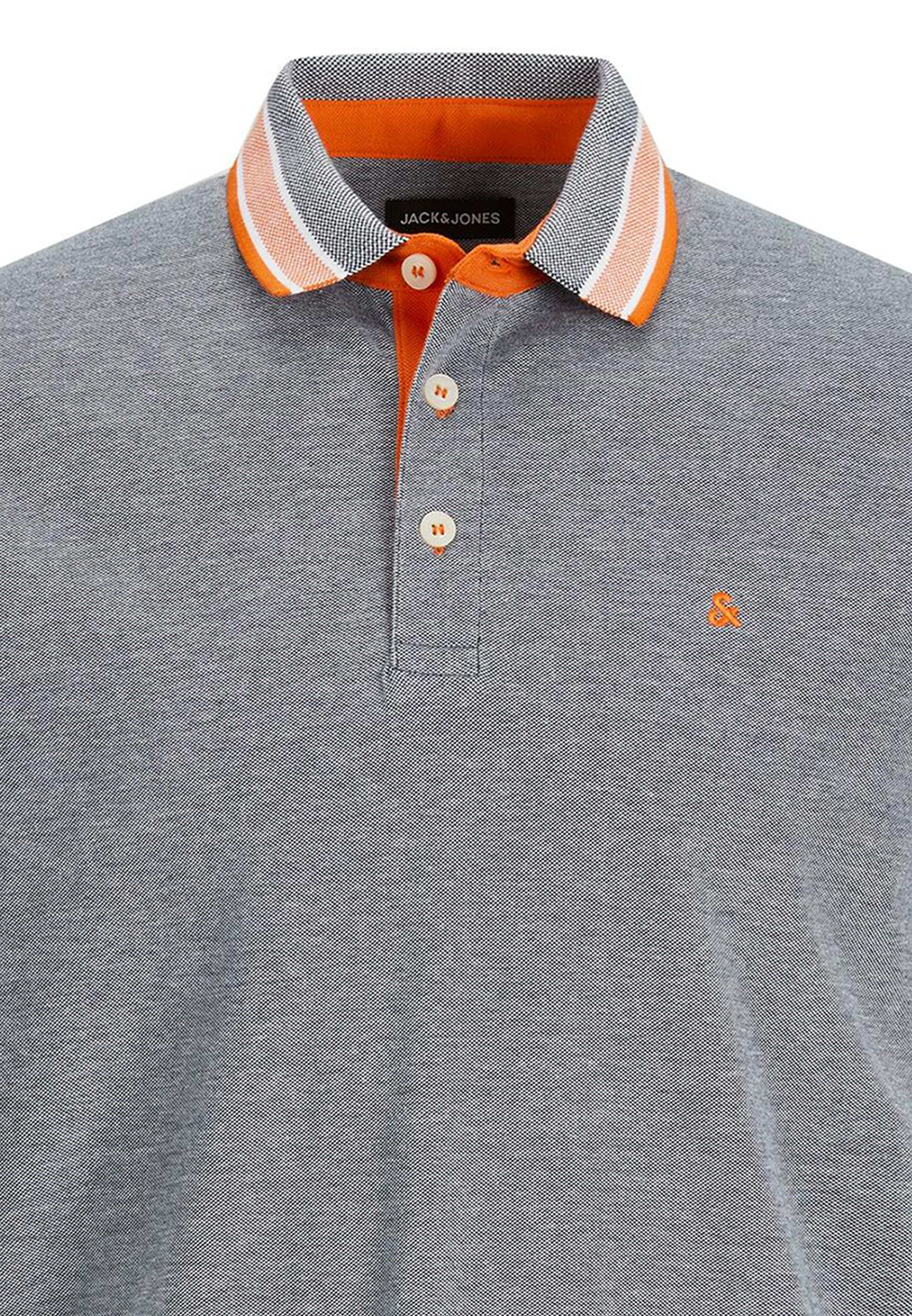 Polo Shirt Kurzarm Uni Hemd JJEPAULOS Pique Baumwolle Polo Shirt Kurzarm Uni Hemd JJEPAULOS Pique Baumwolle