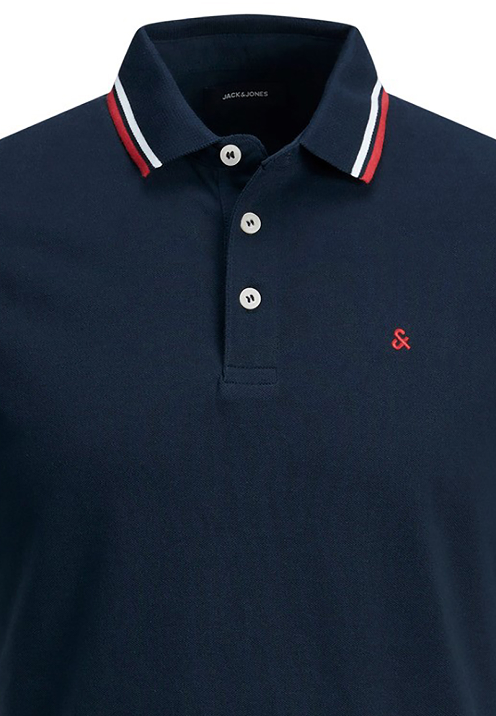 Polo Shirt Kurzarm Uni Hemd JJEPAULOS Pique Baumwolle Polo Shirt Kurzarm Uni Hemd JJEPAULOS Pique Baumwolle