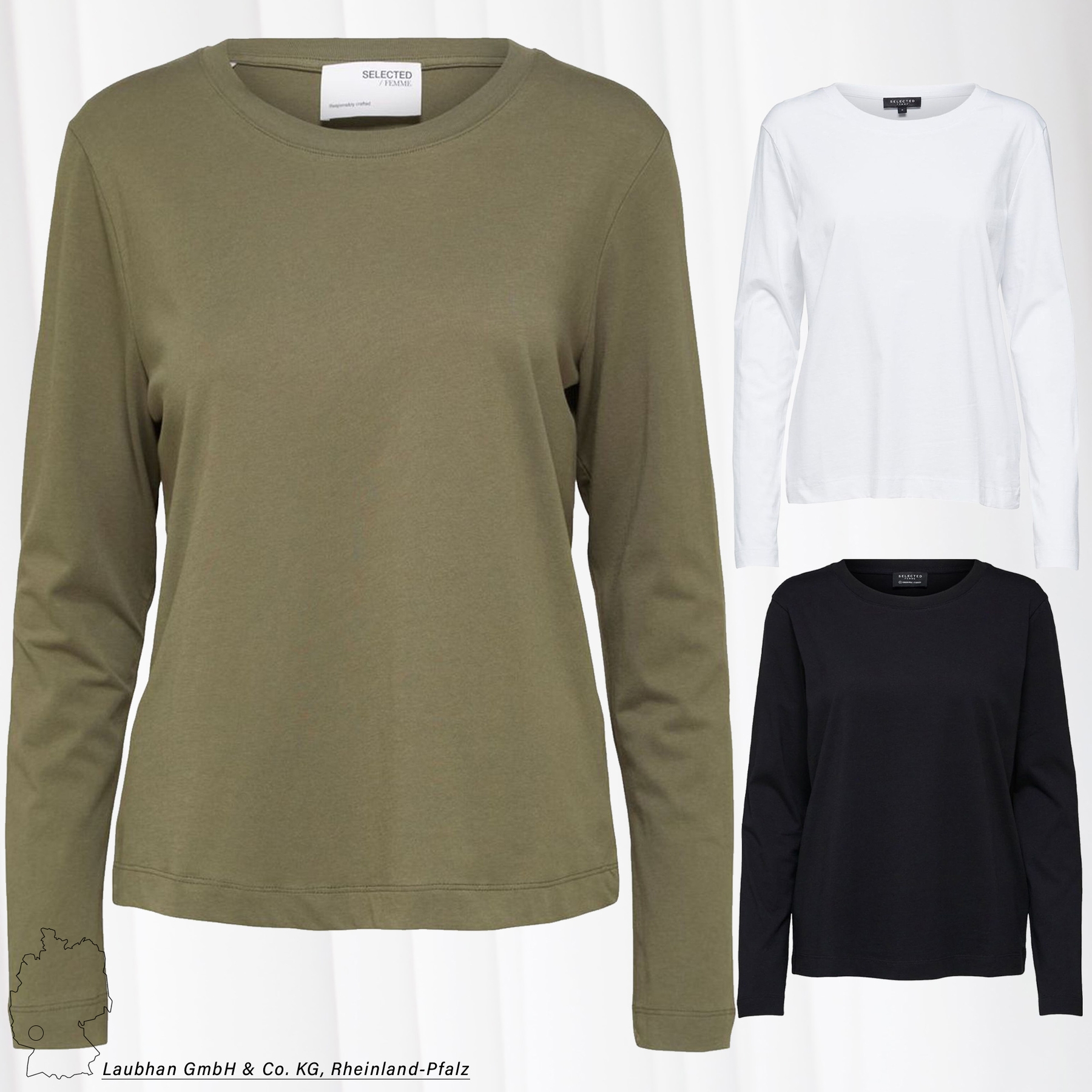 ONLY Damen Dünnes Longsleeve Geripptes Langarm Shirt Stehkragen Basic NEU |  eBay