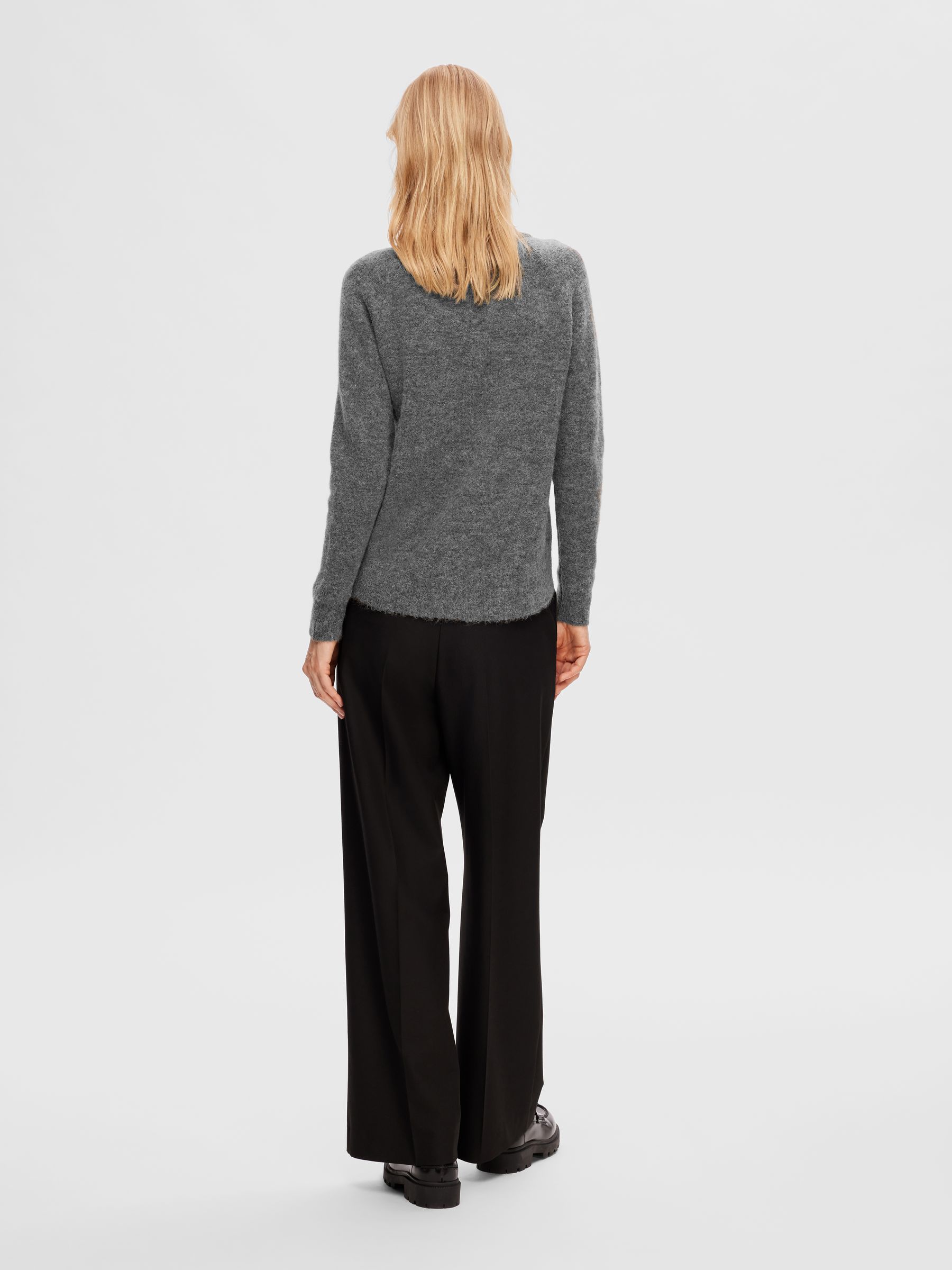 SELECTED-FEM_NOOS2025_4405283_16074482_5.jpg Damen SELECTED Feinstrick Wollpullover Rundhals Strickpullover SLFLULU