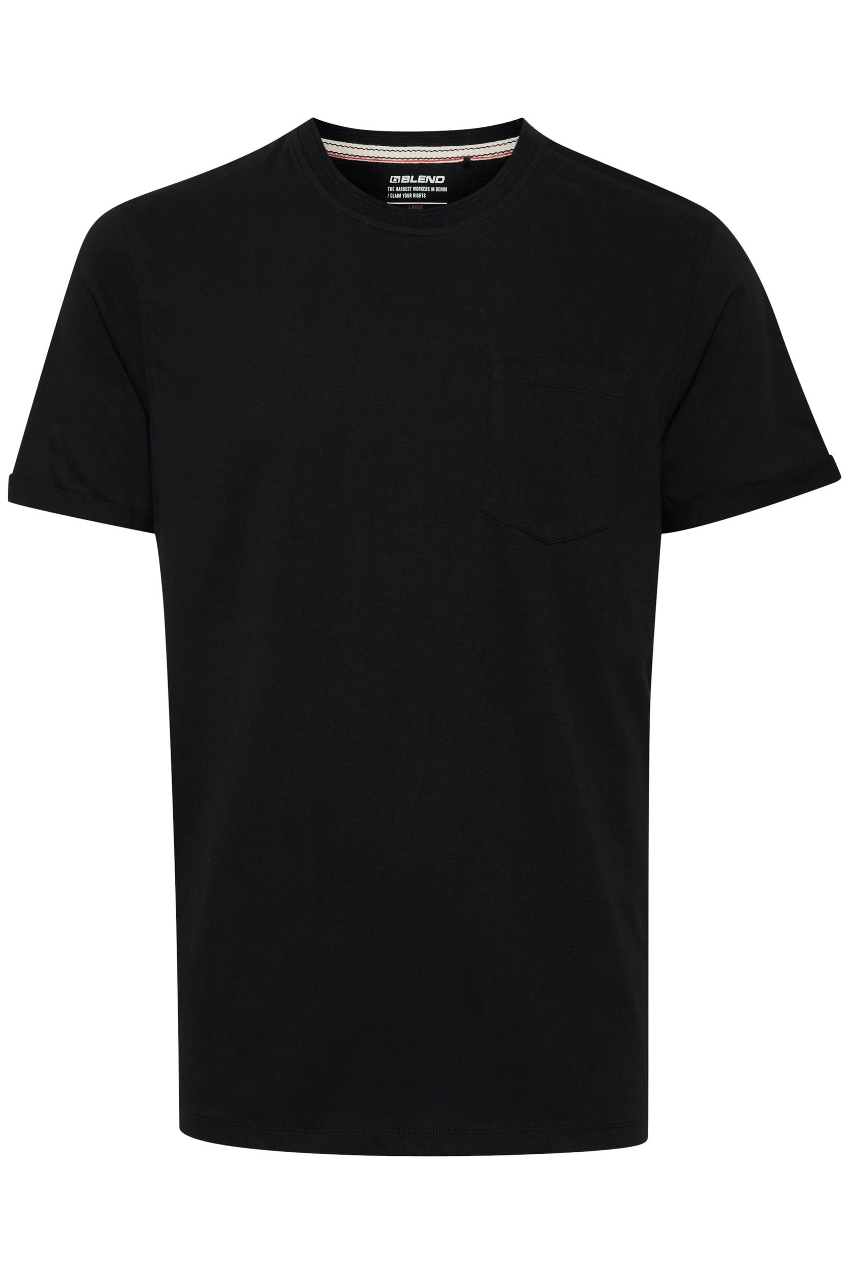 Rundhals T-Shirt Stretch Kurzarm Shirt Einfarbiges Basic aus Baumwolle Rundhals T-Shirt Stretch Kurzarm Shirt Einfarbiges Basic aus Baumwolle