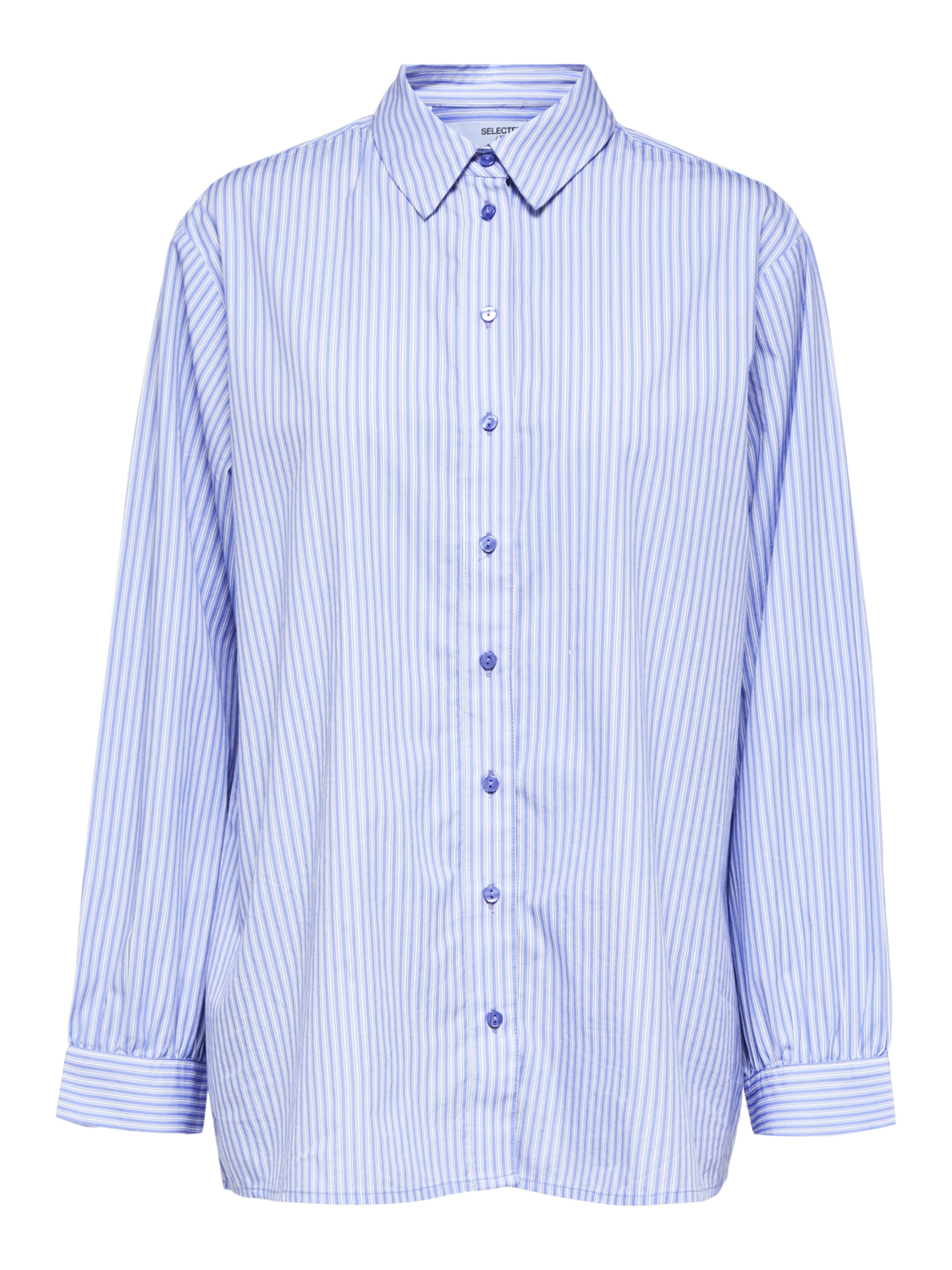 Basic Hemd Bluse Langarm Business Shirt aus Baumwolle SLFREKA Basic Hemd Bluse Langarm Business Shirt aus Baumwolle SLFREKA