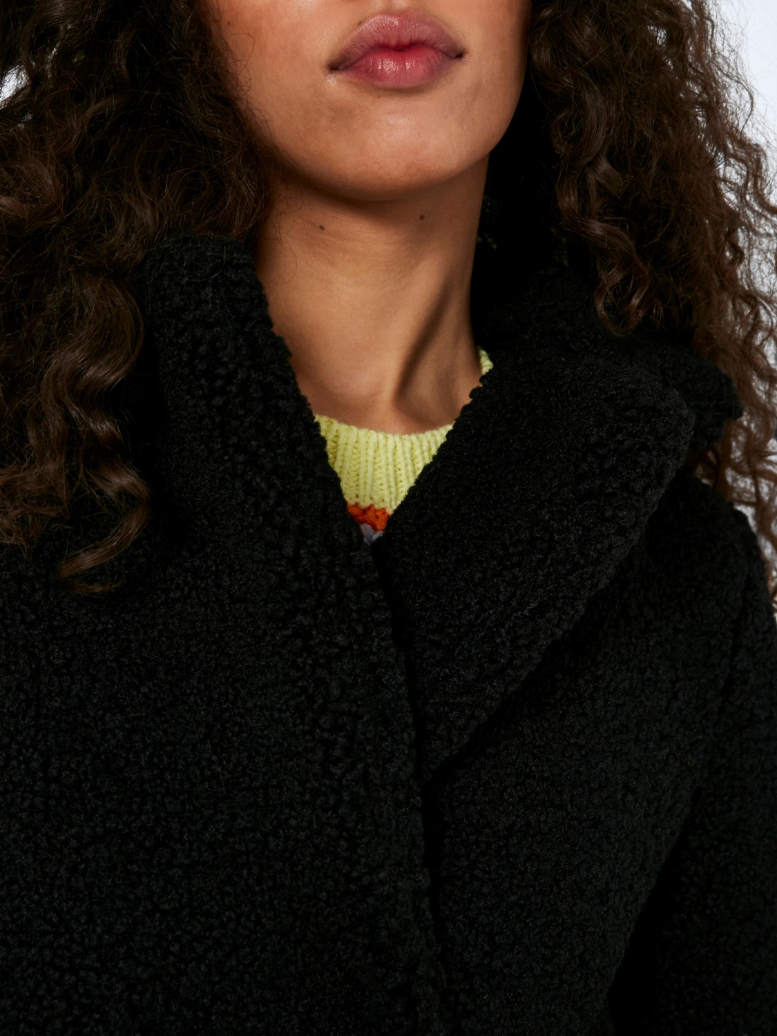 Langer Kunstfell Mantel Warme Teddy Jacke Plüsch Parka NMGABI Langer Kunstfell Mantel Warme Teddy Jacke Plüsch Parka NMGABI