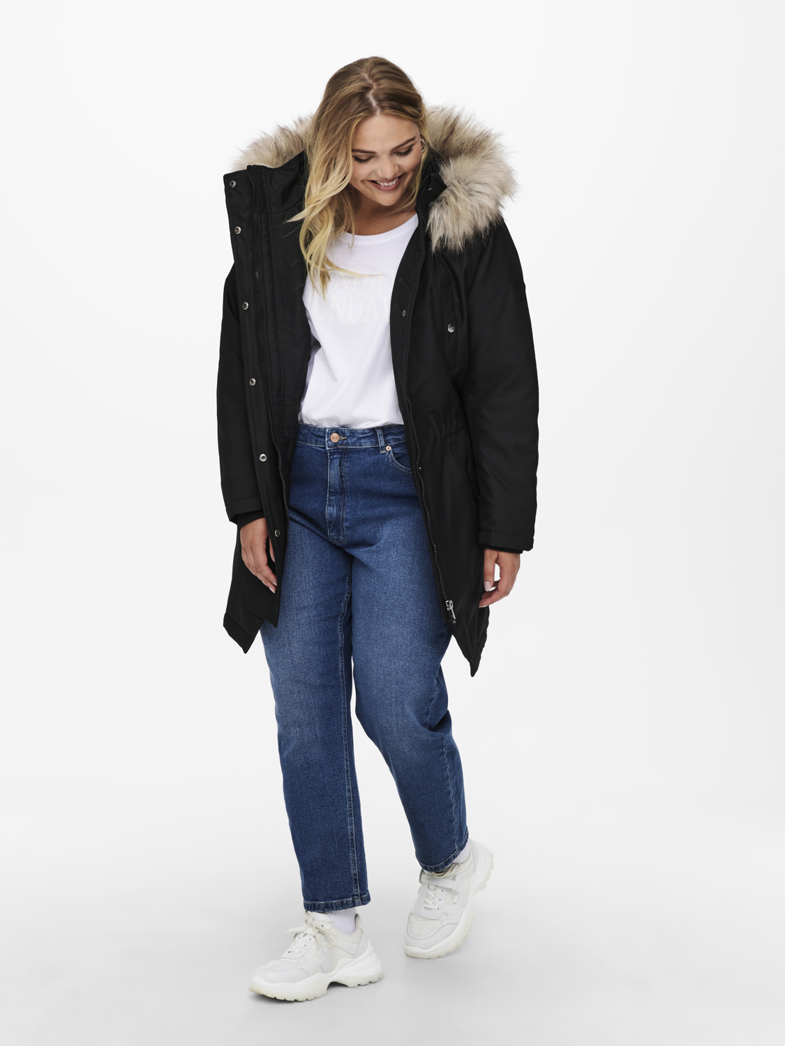 Parka Mantel Große Übergröße Winter Jacke Curvy Plus Size Parka Mantel Große Übergröße Winter Jacke Curvy Plus Size