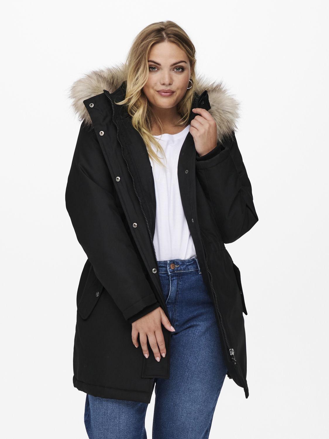 Parka Mantel Große Übergröße Winter Jacke Curvy Plus Size Parka Mantel Große Übergröße Winter Jacke Curvy Plus Size
