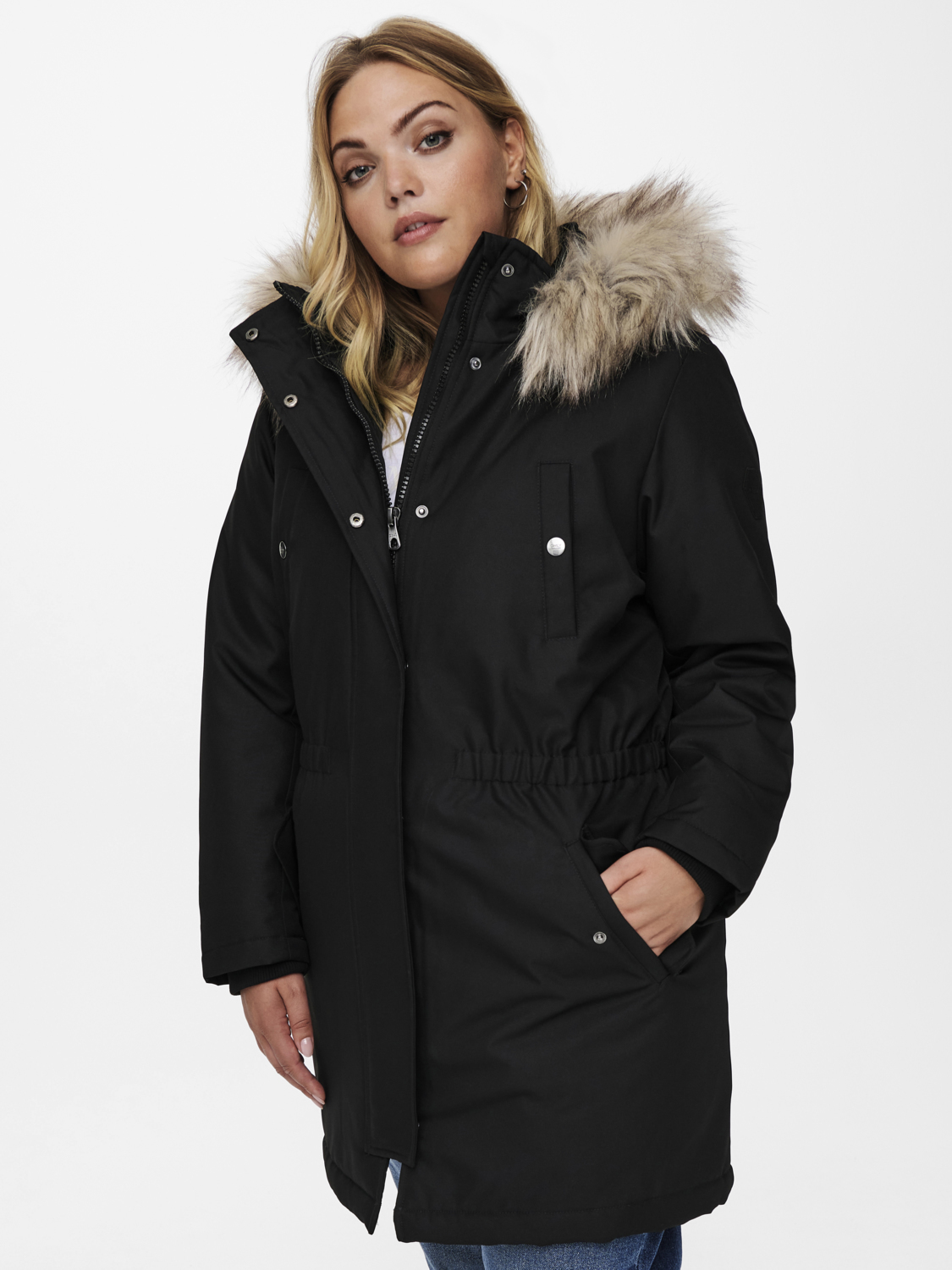 Parka Mantel Große Übergröße Winter Jacke Curvy Plus Size Parka Mantel Große Übergröße Winter Jacke Curvy Plus Size