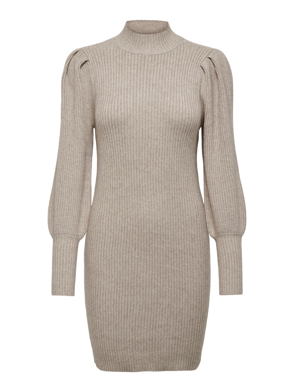 Langarm Strickkleid Mini Pullover Dress Stehkragen Shirt ONLKATIA Langarm Strickkleid Mini Pullover Dress Stehkragen Shirt ONLKATIA
