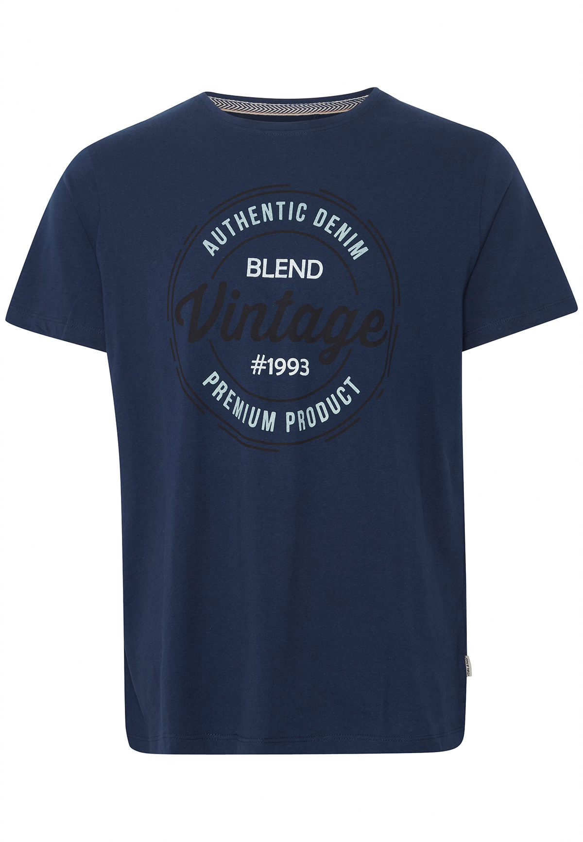 Logo Print T-Shirt Rundhals Regular Fit Kurzarm Basic aus Baumwolle Logo Print T-Shirt Rundhals Regular Fit Kurzarm Basic aus Baumwolle