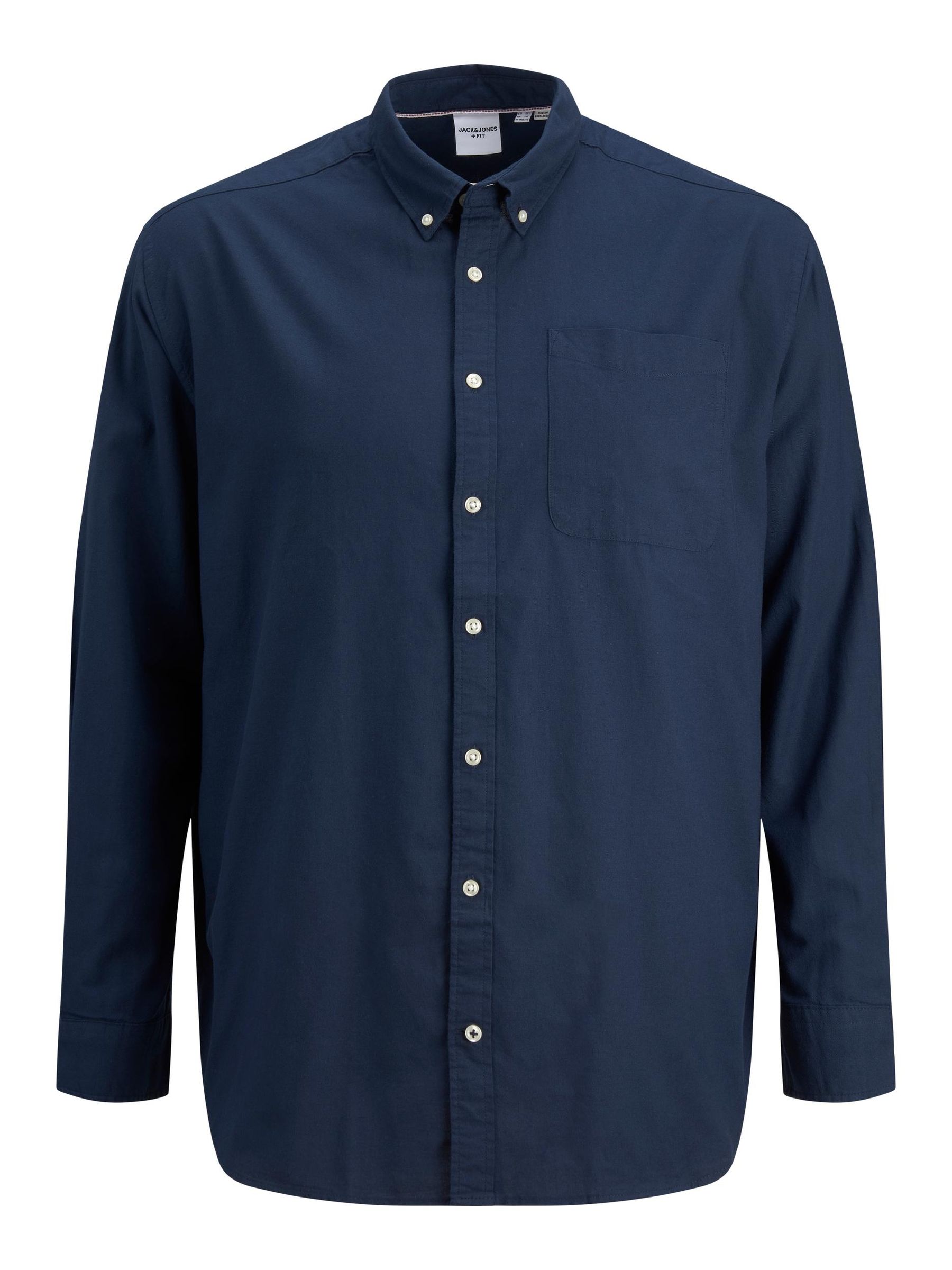 JACK&JONES_SpringSummer2021_3800723_12190444.jpg Plus Size Hemd Übergrößen Basic Langarm Shirt Business JJEOXFORD