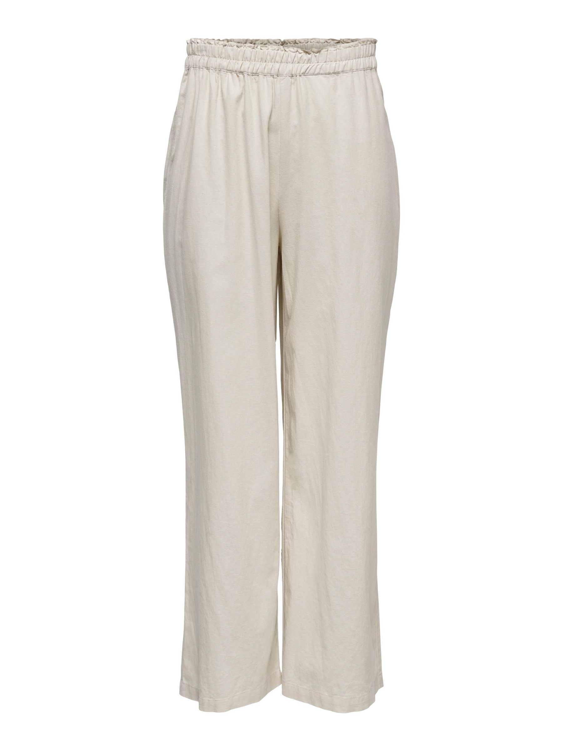 ONLY_Noos2022_3996929_15259590.jpg Elegante Business Leinen Hose Stoff Pants Wide Leg Trousers ONLTOKYO