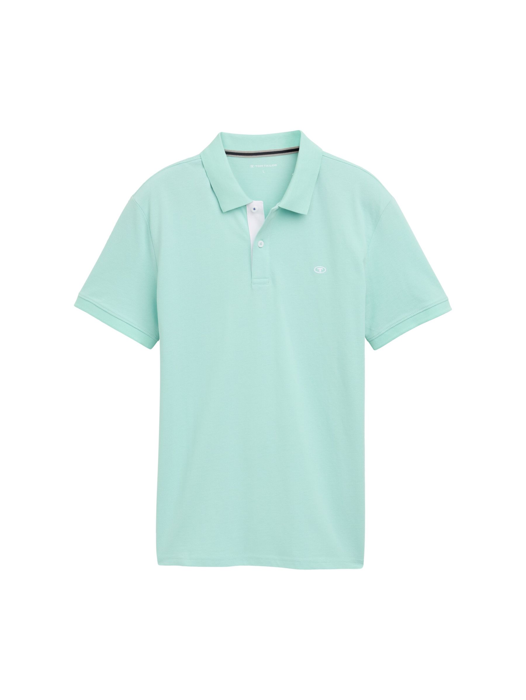 Tom-Tailor_202506_37105_1031006.jpg Polo Shirt mit Logostickerei BASIC POLO WITH CONTRAST