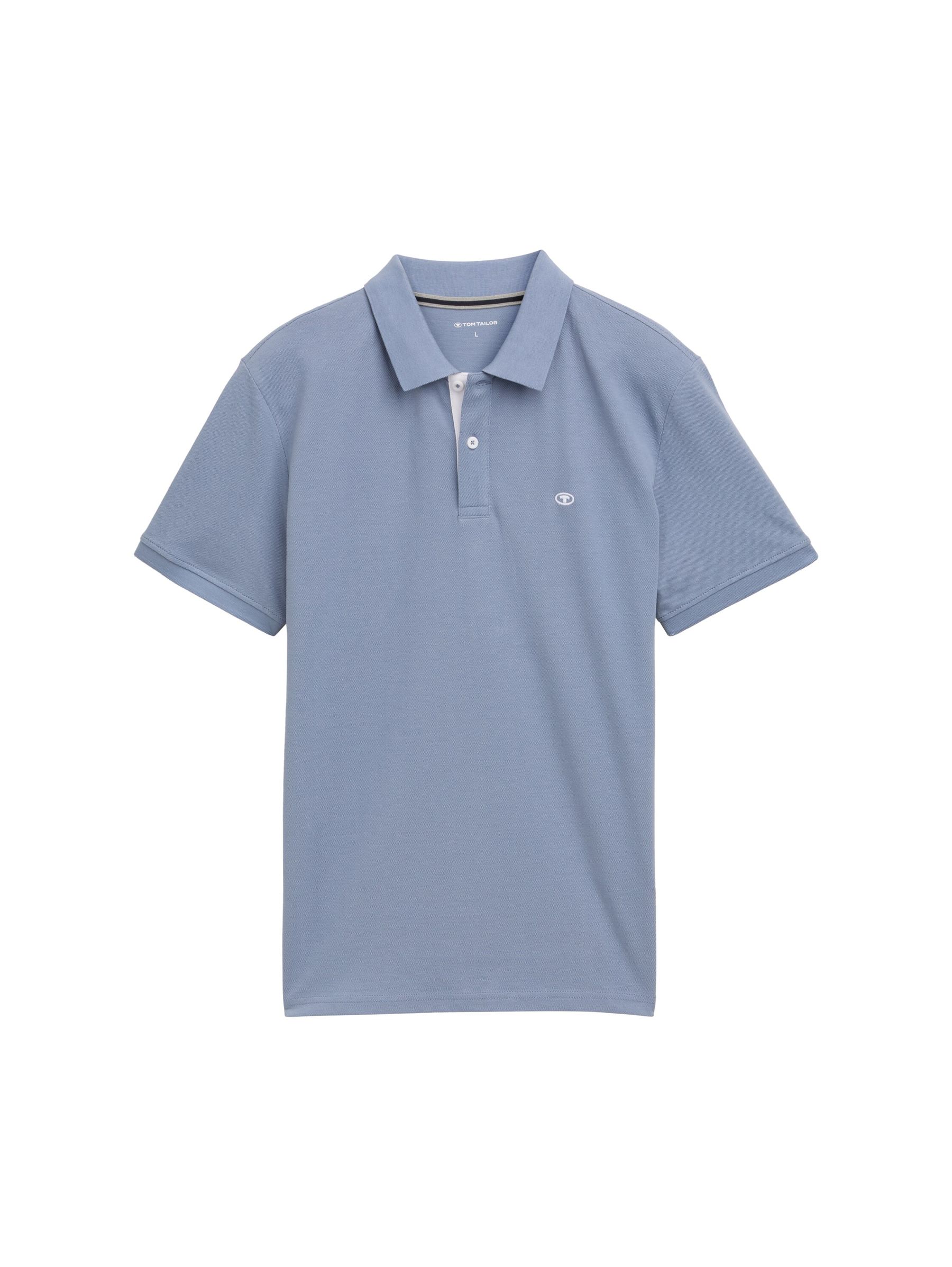 Tom-Tailor_202506_37533_1031006.jpg Polo Shirt mit Logostickerei BASIC POLO WITH CONTRAST