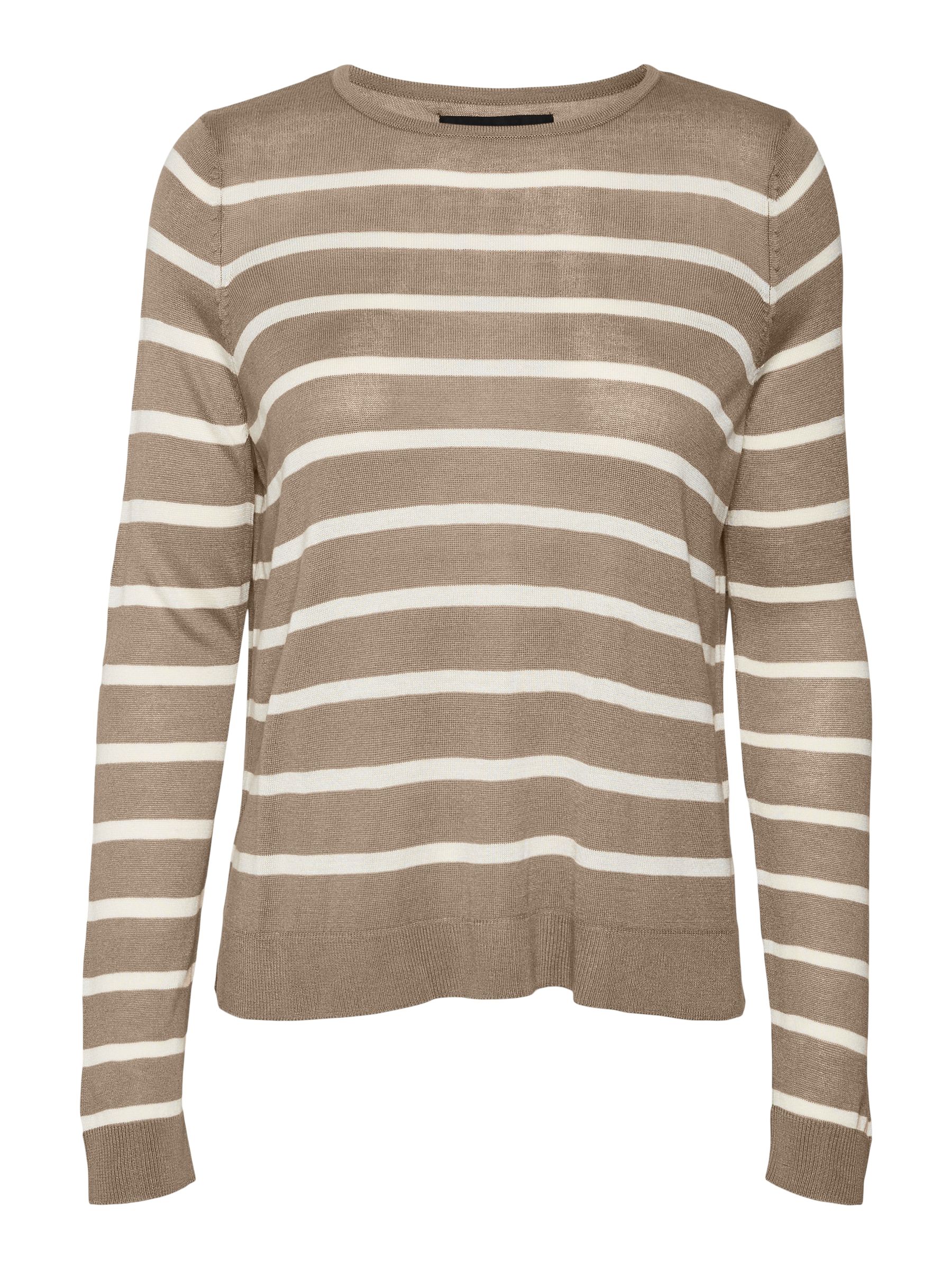 VERO-MODA_Autumnwinter_4463584_10282354.jpg Feinstrick Pullover Gestreift Rundhals Sweater VMNOVA