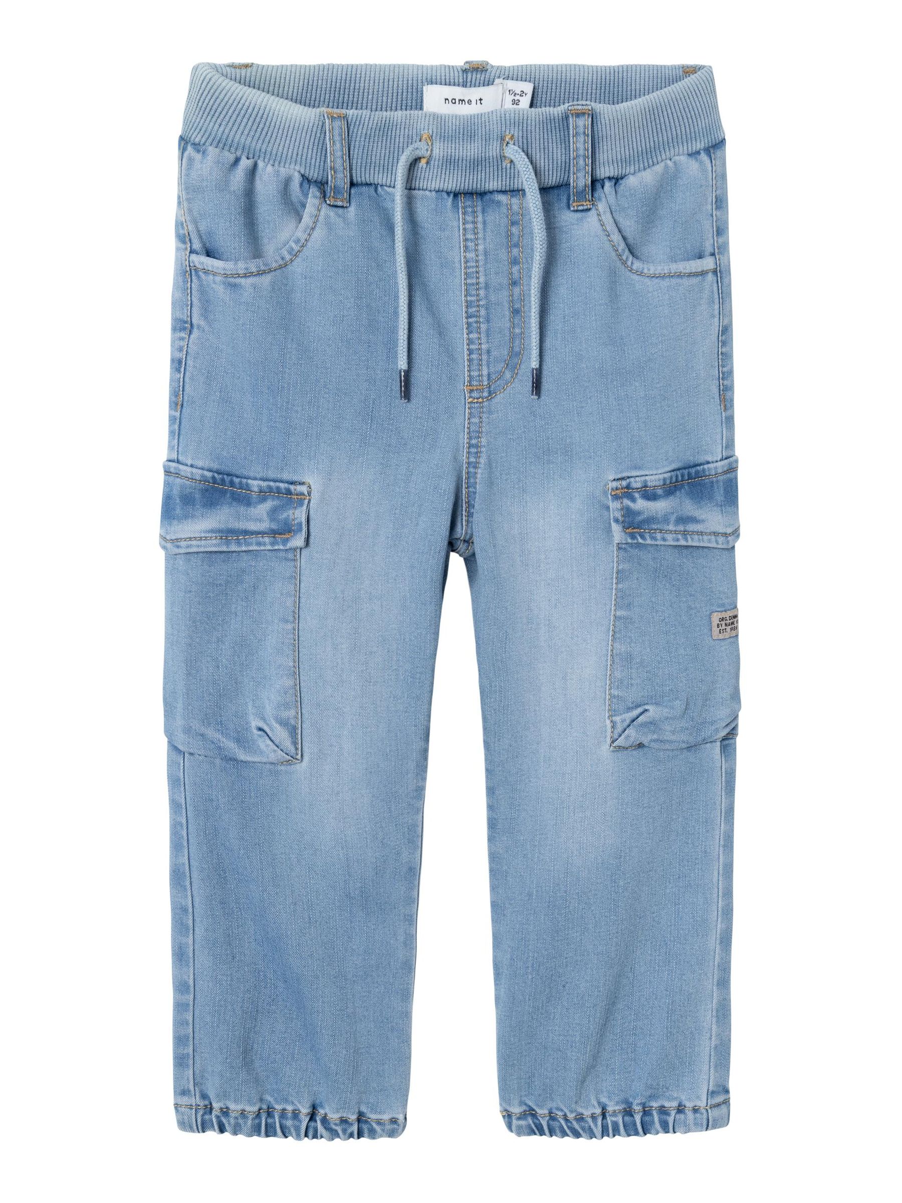 NAME-IT_SpringSummer2024_4377286_13224943.jpg Bequeme Baggy Jeans Cargo Hose Stretch Denim Jogger Pants NMMBEN