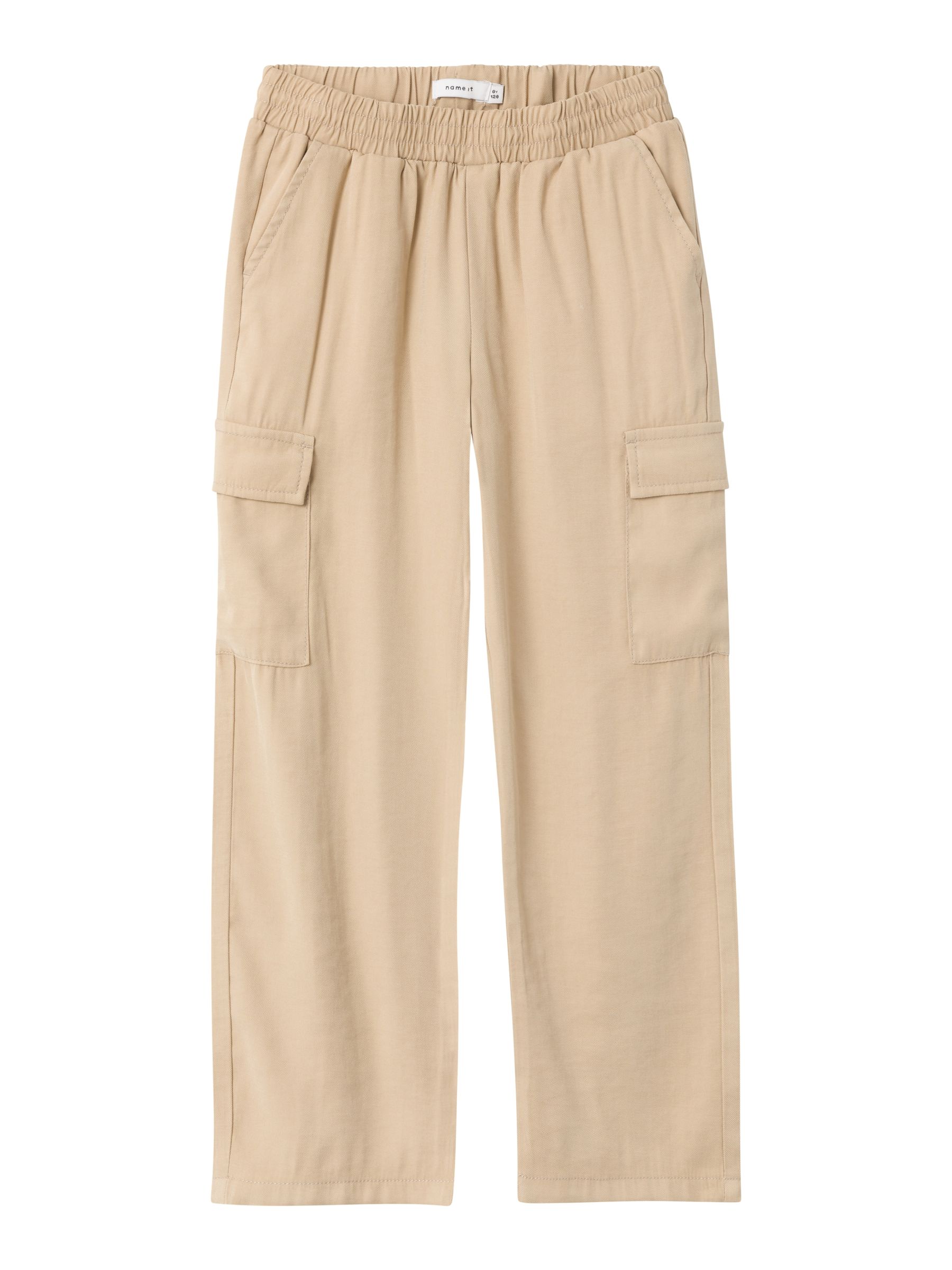 NAME-IT_NOOS2024_4239673_13218228.jpg Bequeme Mädchen Cargo Hose Stretch Denim Baggy Pants NKFBELLA