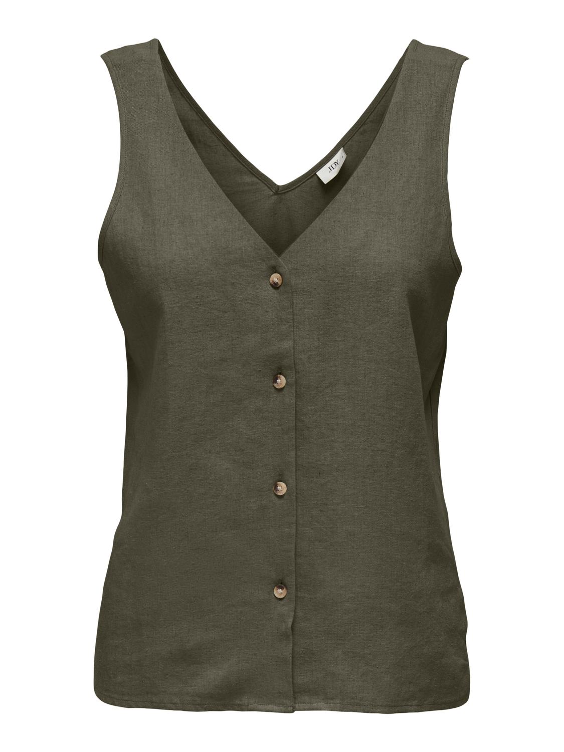 JDY_Springsummer_4461900_15317387.jpg Top Ärmellos Basic V-Ausschnitt Bluse