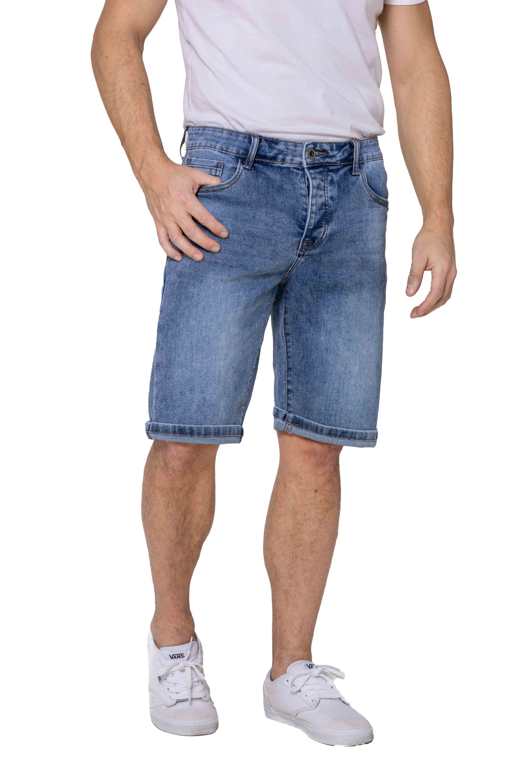 Shorts Denim Regular Fit Bleached Jeansshorts Shorts Denim Regular Fit Bleached Jeansshorts
