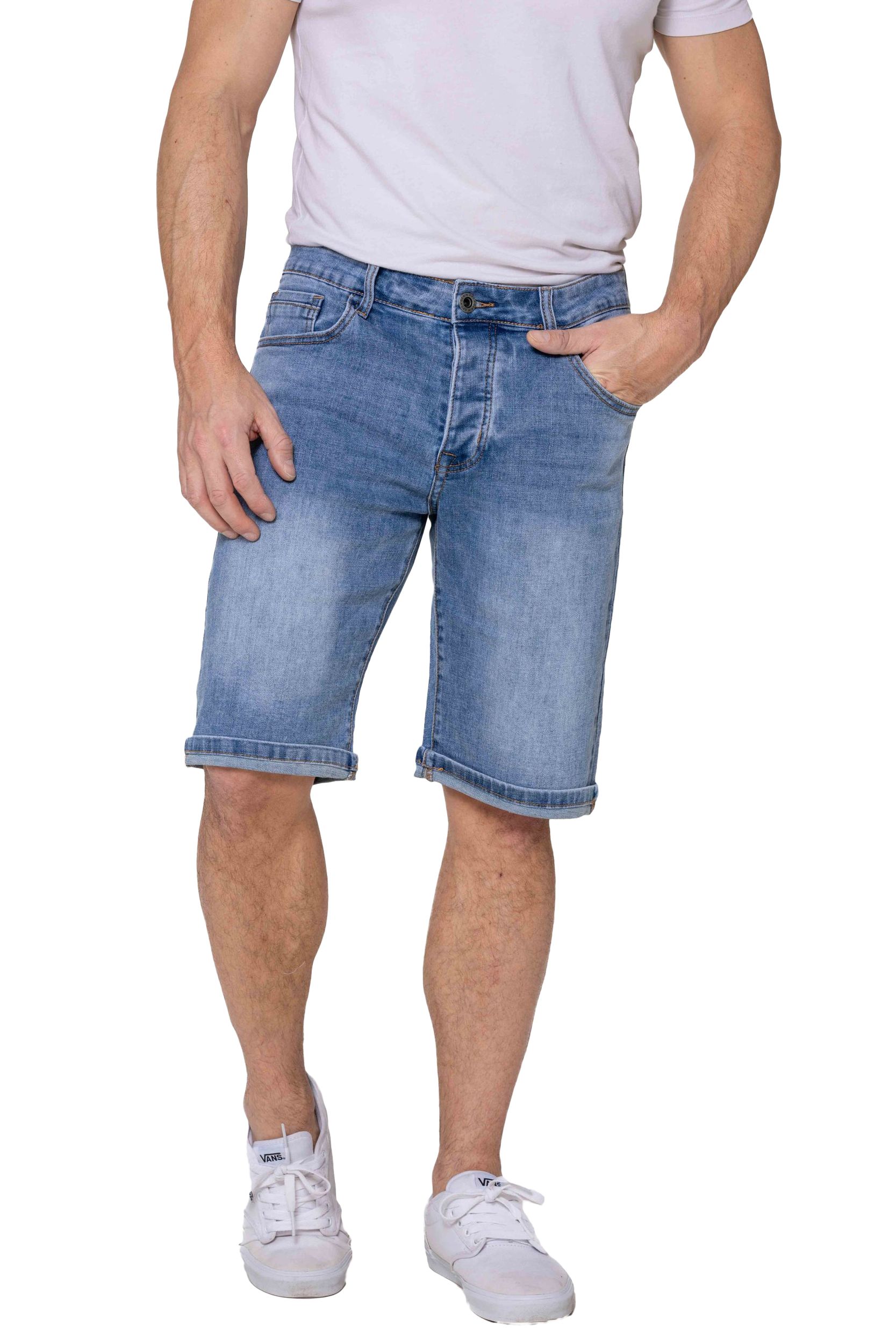 Shorts Denim Regular Fit Bleached Jeansshorts Shorts Denim Regular Fit Bleached Jeansshorts