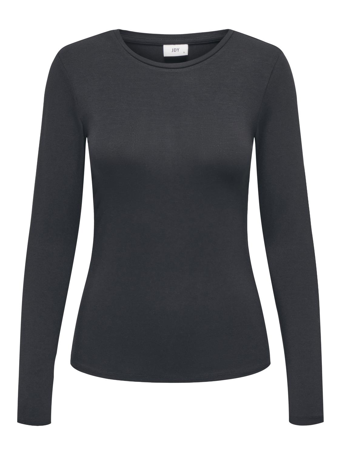 JDY_FallWinter2023_4121858_15272092.jpg Langarmshirt Slim Fit Rundhals Elegant
