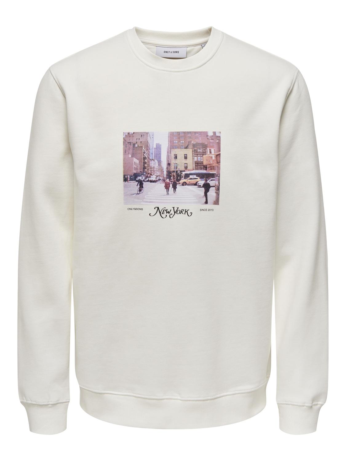 ONLY&SONS_Springsummer_4539817_22030143.jpg Sweatshirt mit Print Rundhals langarmig lässig