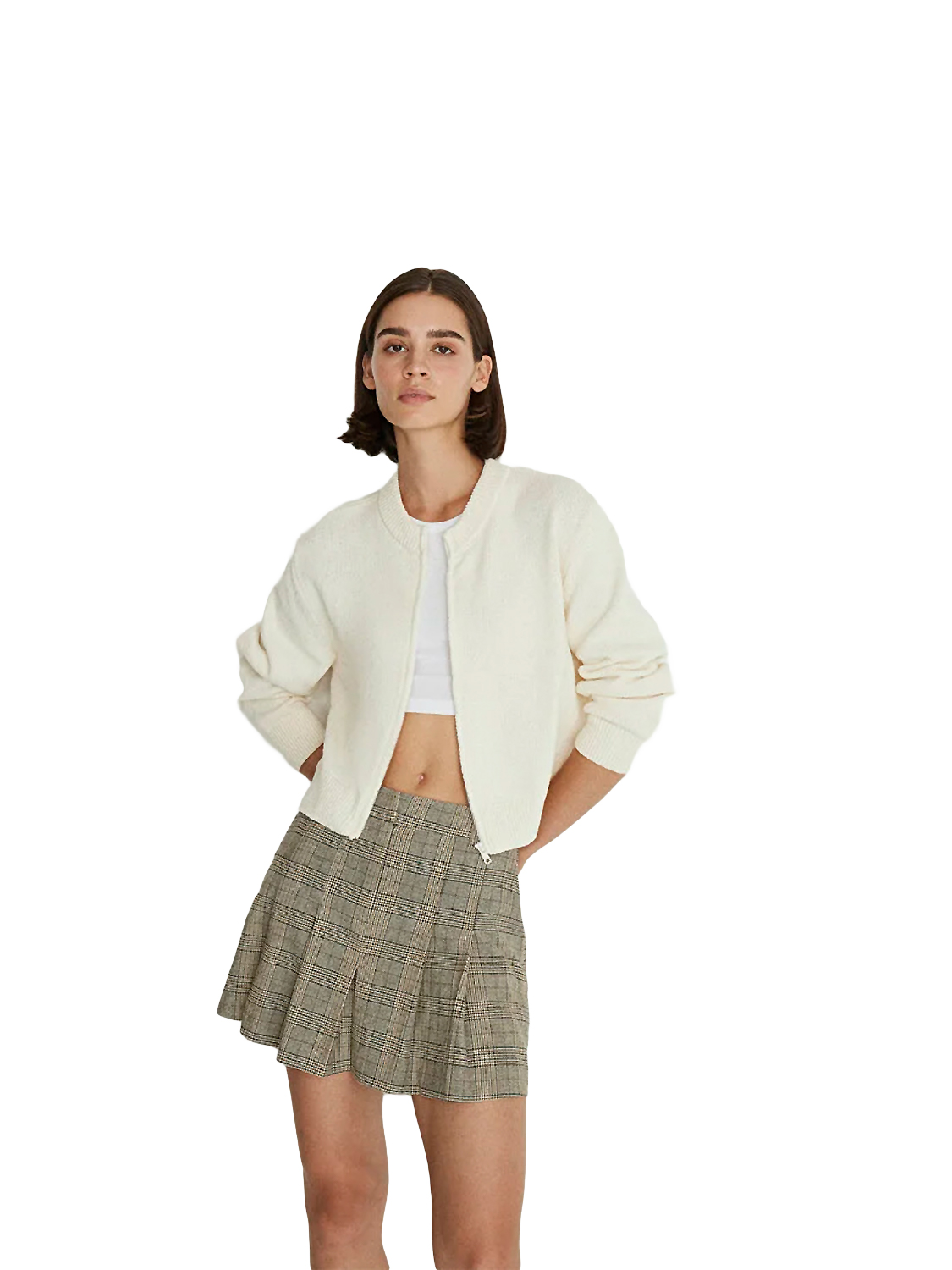 Strickjacke Regular Fit Reißverschluss Cardigan Strickjacke Regular Fit Reißverschluss Cardigan