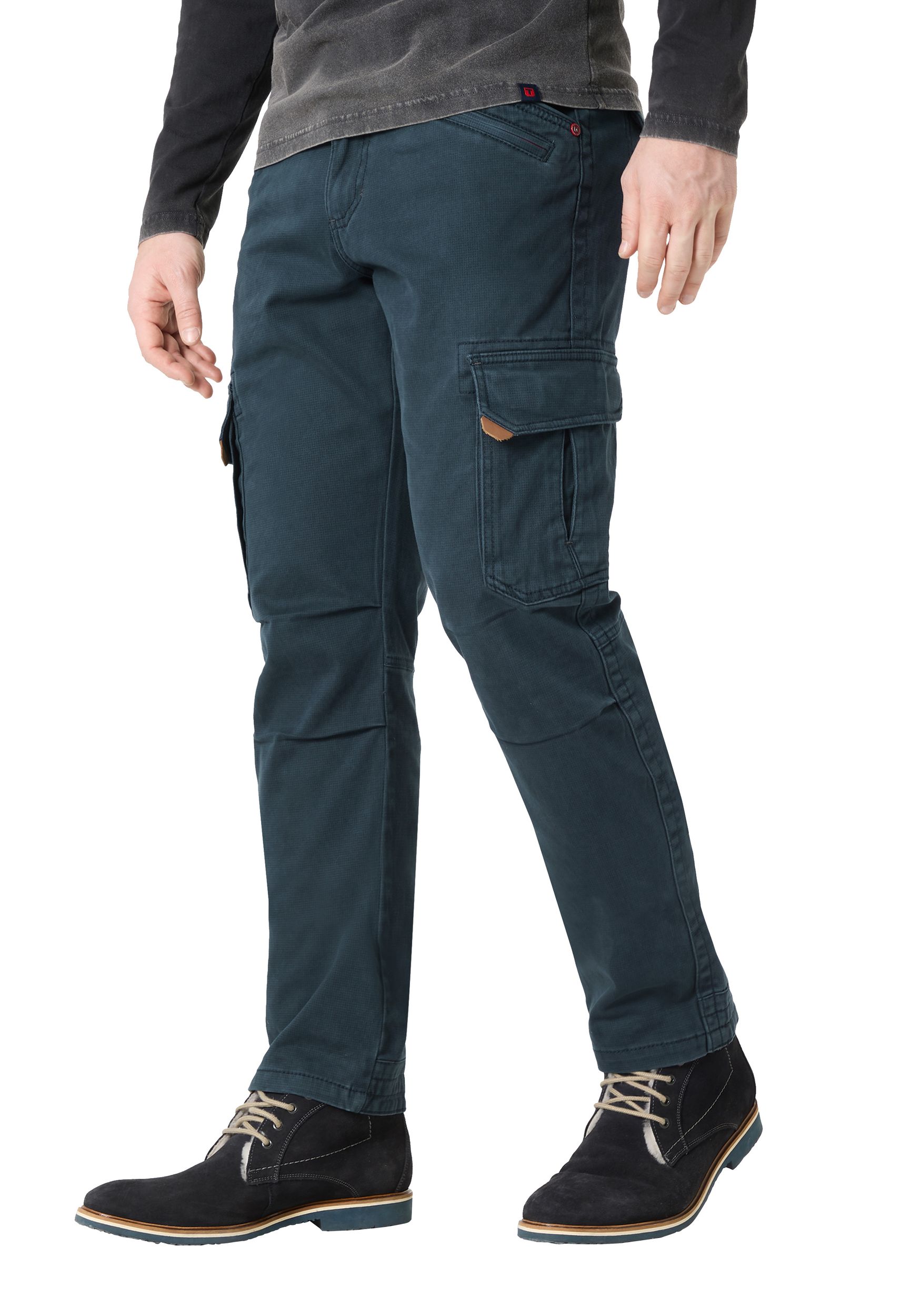 26-10011-10-3107_3695_3.jpg Cargohose Regular Fit Taschen Baumwolle Reißverschluss