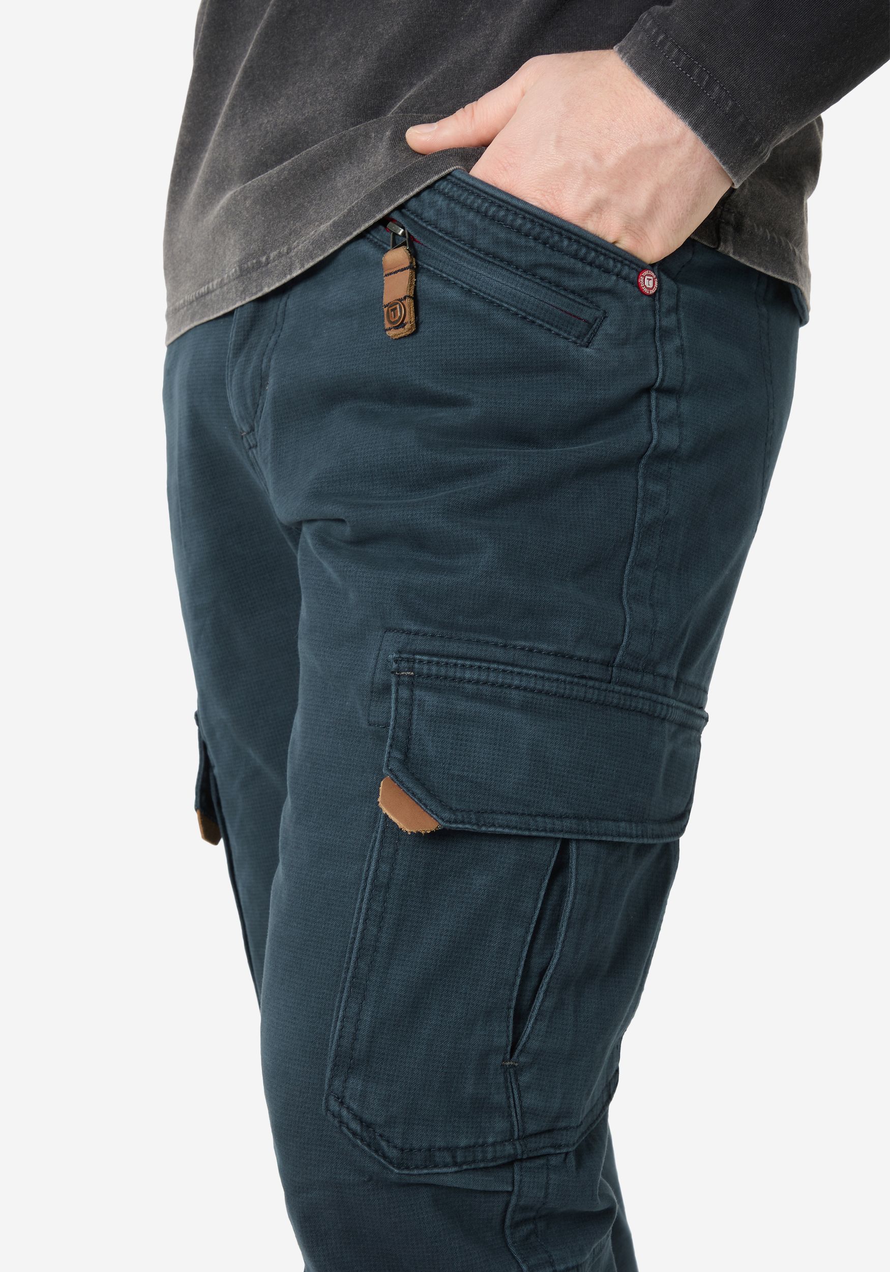 26-10011-10-3107_3695_5.jpg Cargohose Regular Fit Taschen Baumwolle Reißverschluss